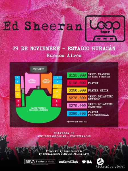 ¿El transporte público está incluido en las entradas para Ed Sheeran?