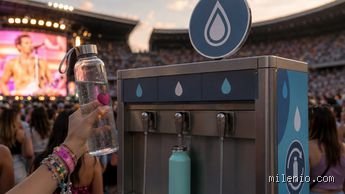 ¿Se permiten botellas de agua en los conciertos?