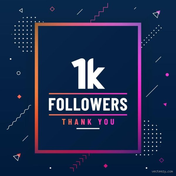 ¿1k son 1000 seguidores?