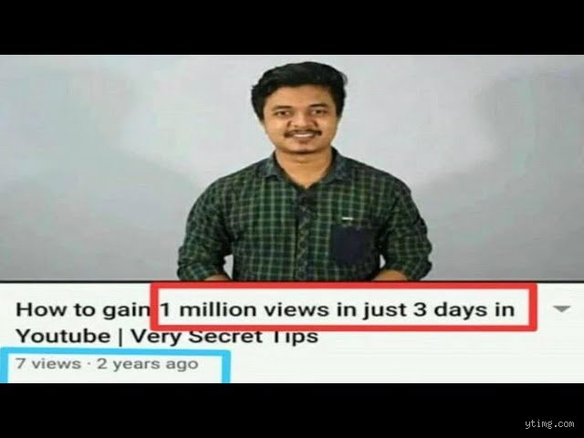 ¿Un millón de visualizaciones en 3 días se ha vuelto viral?