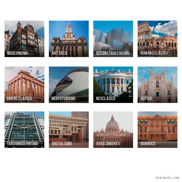 ¿Cuáles son los 4 tipos de edificios?