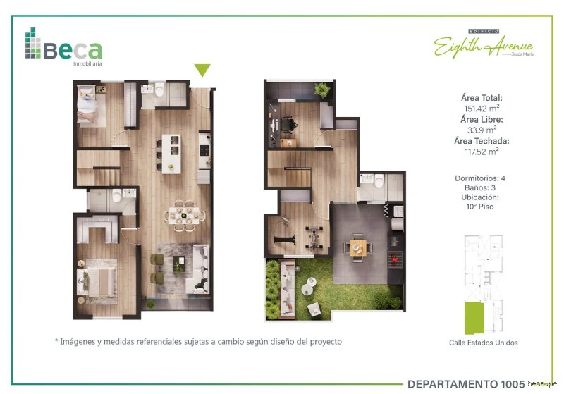 ¿Cuántas habitaciones puede tener un dúplex?