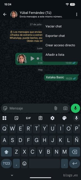 ¿Cómo exportar un chat de WhatsApp si es muy grande?