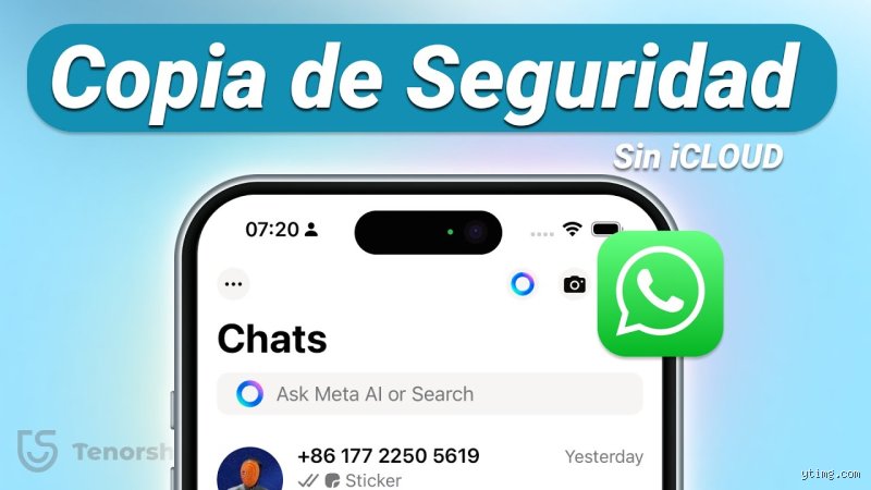 ¿Cómo hacer un backup de WhatsApp sin iCloud?
