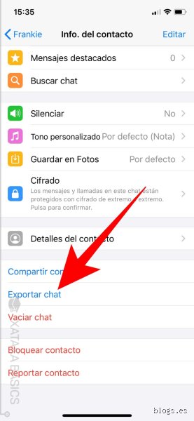 ¿Cómo pasar una conversación de WhatsApp a texto?