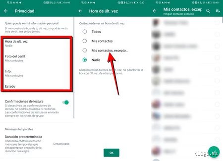 ¿Cómo poner privadas las fotos de WhatsApp?