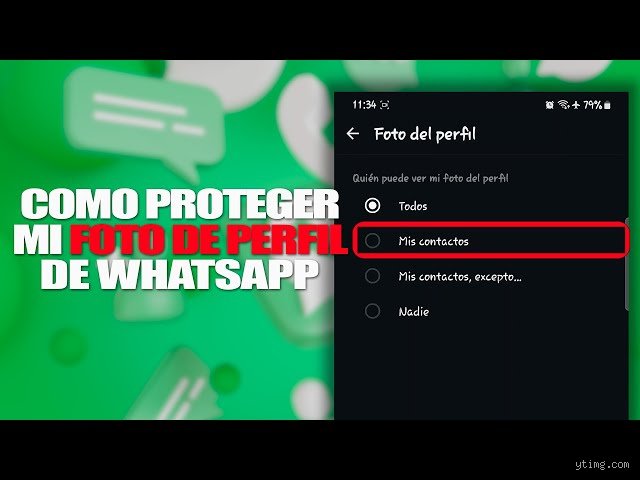 ¿Cómo proteger mi foto de perfil en WhatsApp?