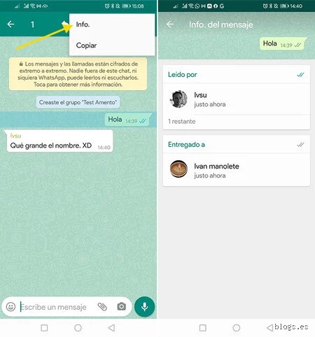 ¿Cómo puedo saber si alguien está leyendo mis mensajes de WhatsApp?
