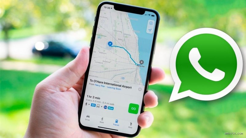 ¿Cómo puedo ver la ubicación de un contacto por WhatsApp?