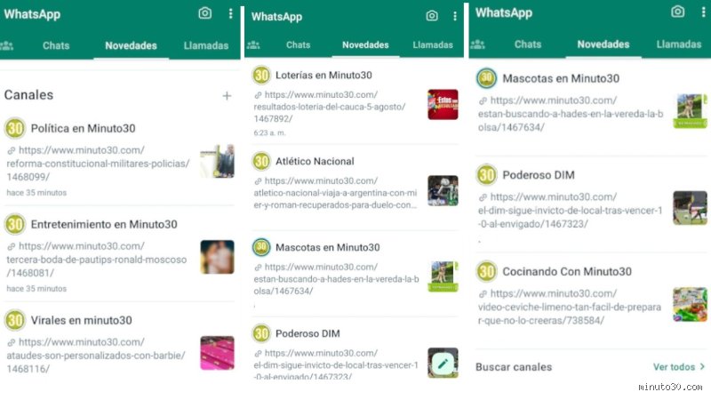 ¿Cuál es el canal con más seguidores en WhatsApp?