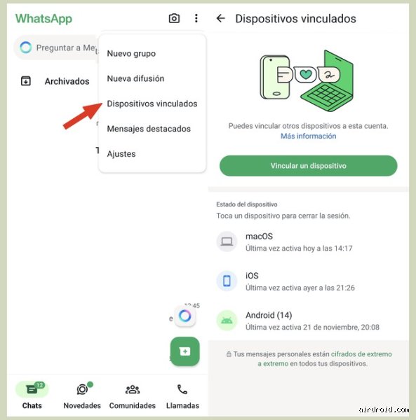 ¿Es posible que alguien lea mis mensajes de WhatsApp desde otro dispositivo?