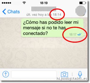 ¿Se puede falsificar la última conexión en WhatsApp?