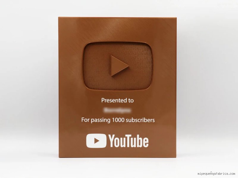 ¿Cuál es la recompensa por alcanzar los 1000 suscriptores?