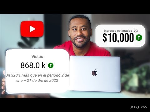 ¿Cuántas visualizaciones se necesitan para ganar 5000 dólares al mes en YouTube?