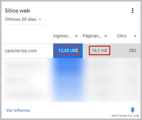 ¿Cuánto paga Google AdSense por 1000 visitas?