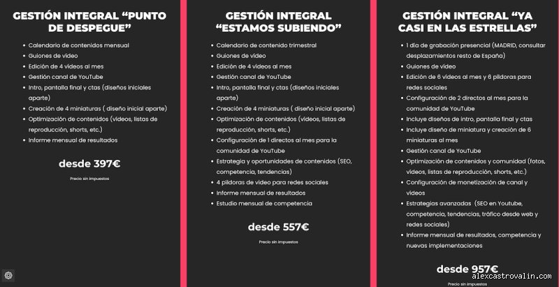 ¿Cuánto se cobra por un video?