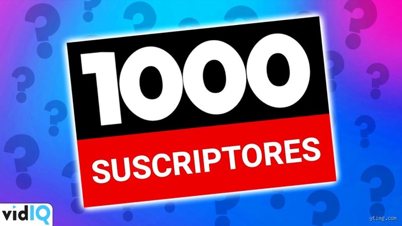 ¿Cuánto se tarda en llegar a 1000 suscriptores?