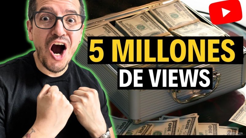 ¿Cuánto son 5,5 millones de visualizaciones en YouTube?