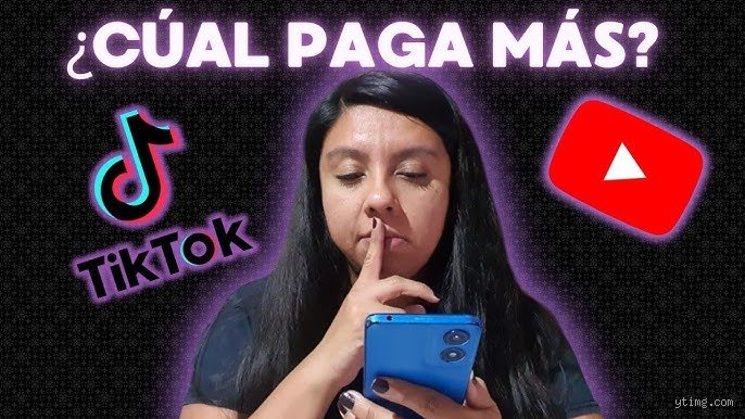 ¿Dónde ganas más dinero, en YouTube o TikTok?