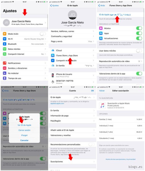 ¿Dónde puedo ver todas mis suscripciones?